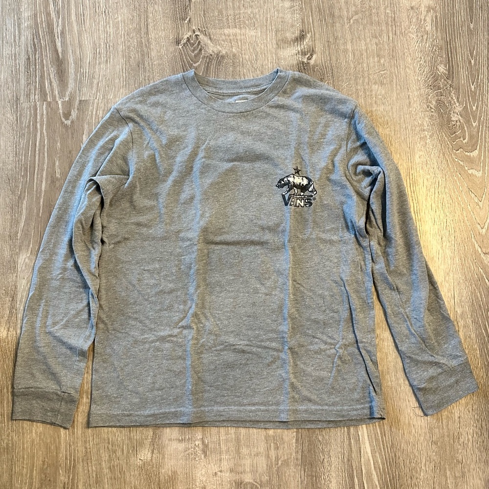 Vans Heather Gray Long Sleeve Tee
